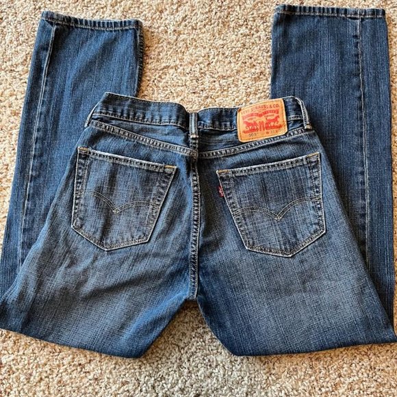 Men's Levi's 505 31/30 blue jeans - Picture 2 of 3